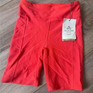 Women’s Alpine bike shorts. small nwt
